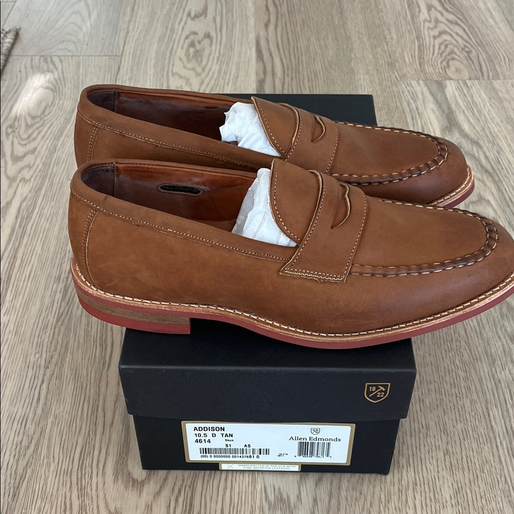 Allen Edmonds Men's Brown Loafers